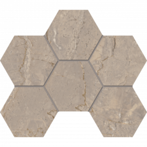 Мозаика BR02 Hexagon 25x28,5 неполированная