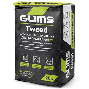 Штукатурка цементная GLIMS®Tweed 20кг