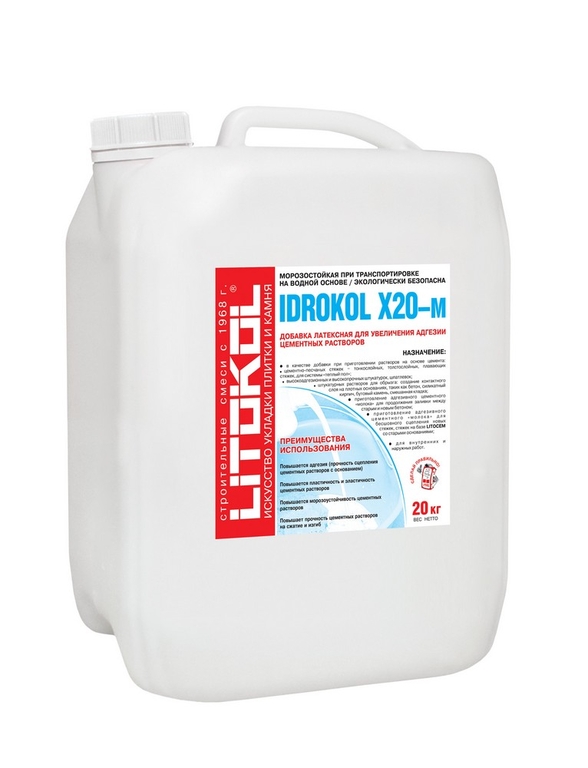 Латексная добавка IDROKOL X20–M 20кг