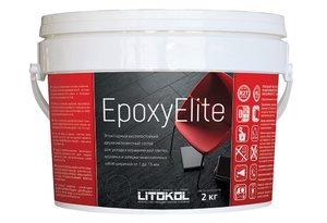 Двухкомпонентный затирочный состав EPOXYELITE E.06 Мокрый асфальт 2кг