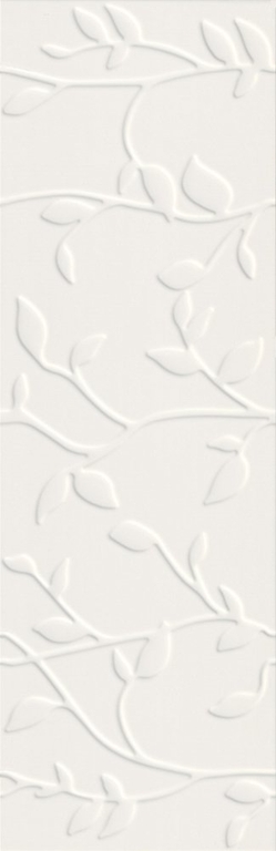 Плитка Meissen Winter Vine рельеф белый 29x89
