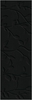 Плитка Meissen Winter Vine рельеф черный 29x89