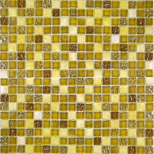 Мозаика Glass Stone 1 (стекло+камень) 15*15 300*300