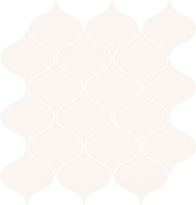Мозаика Meissen Ocean Romance белый 28,1x29,3