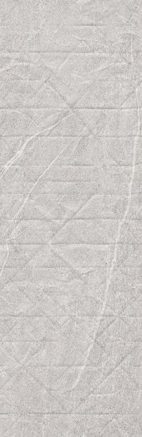 Плитка Meissen Grey Blanket рельеф мятая бумага серый 29x89