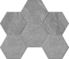 Мозаика LN03/TE03 Hexagon 25x28,5 непол.
