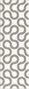 Плитка Meissen Spin White-Black Geo 25х75