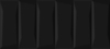 Плитка Cersanit Evolution кирпичи черный рельеф 20x44 EVG233