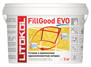 Полиуретановая затирка FillGood EVO F.140 Nero Grafite 2кг