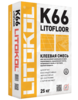Клей для плитки, керамогранита и камня LITOFLOOR K66 (класс С2) 25кг