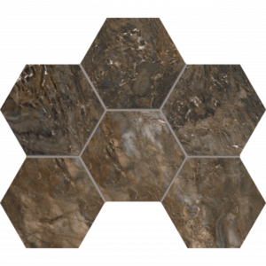Мозаика BR04 Hexagon 25x28,5 полированная