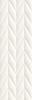 Плитка Meissen French Braid белый рельеф 29х89