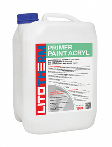 Фасадная акриловая грунтовка LITOTHERM PRIMER Paint Acryl 10кг