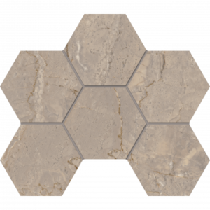 Мозаика BR02 Hexagon 25x28,5 полир.