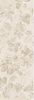 Декор Meissen Вставка Organic цветы бежевый 25х75