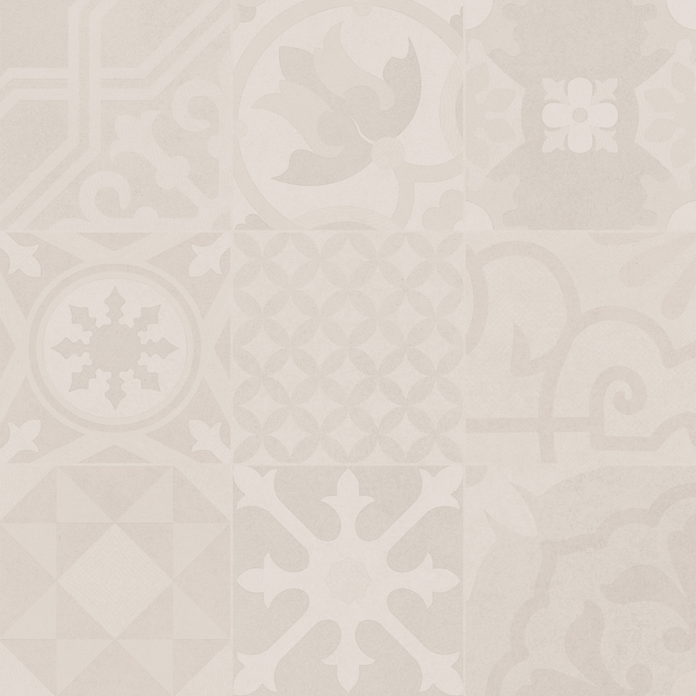 Керамогранит Dover Patchwork Ivory  P 61x61 NR Mat  1
