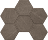 Мозаика GB03 Hexagon 25x28,5 непол.