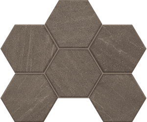 Мозаика GB03 Hexagon 25x28,5 непол.