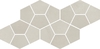 Мозаика Italon Континуум Пьюр призм 41.3x20.5