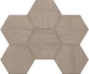 Мозаика CW01 Hexagon 25x28,5 непол.