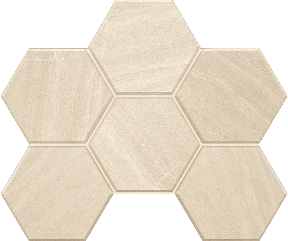 Мозаика GB01 Hexagon 25x28,5 непол.