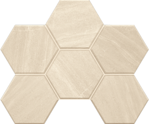 Мозаика GB01 Hexagon 25x28,5 непол.