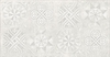 Керамогранит Cemento декор белый структурный Rett 120x60