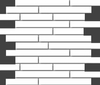 Мозаика Ultra латте белый MR 30x35,8