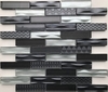 Мозаика Optima Grey (стекло) 23*98 300*300